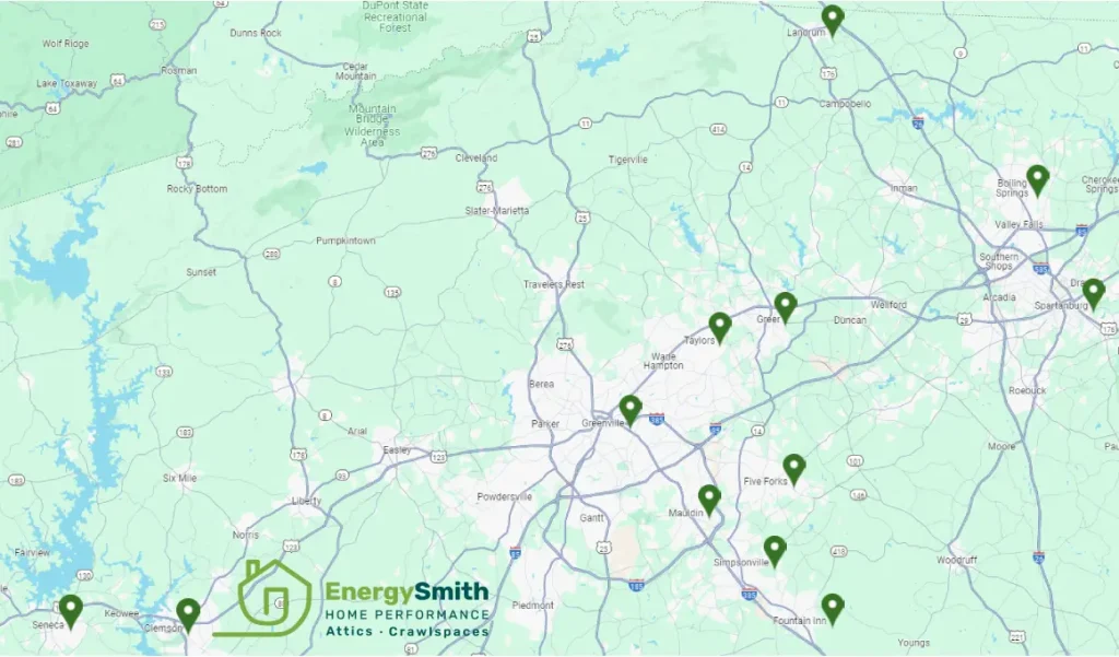map of energysmith locations